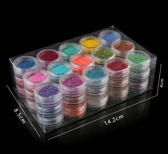 45 Colors Glitter Set for Resin Art RESIN ART HUB Earrings