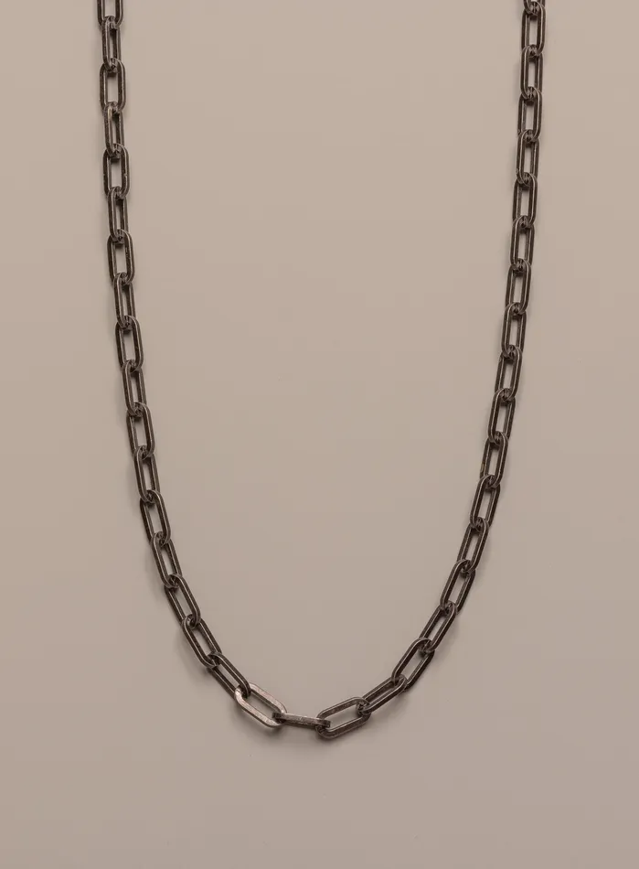 925 Oxidized Sterling Silver w Gold Constrast Clasp WE ARE ALL SMITH Mens Jewelry Clothing Rings