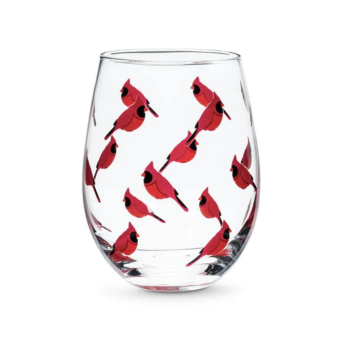Abbott Earrings Cardinal Stemless Wine Glass 5