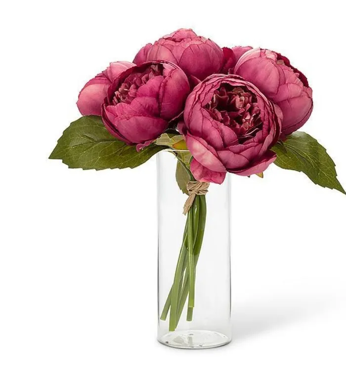 Abbott Full Peony Bouquet Rose Earrings