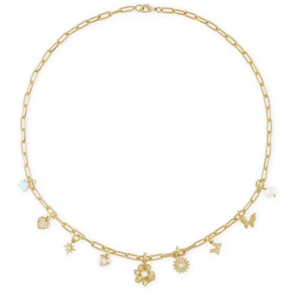Alexa Leigh Necklaces Bespoke link Chain Charm Necklace