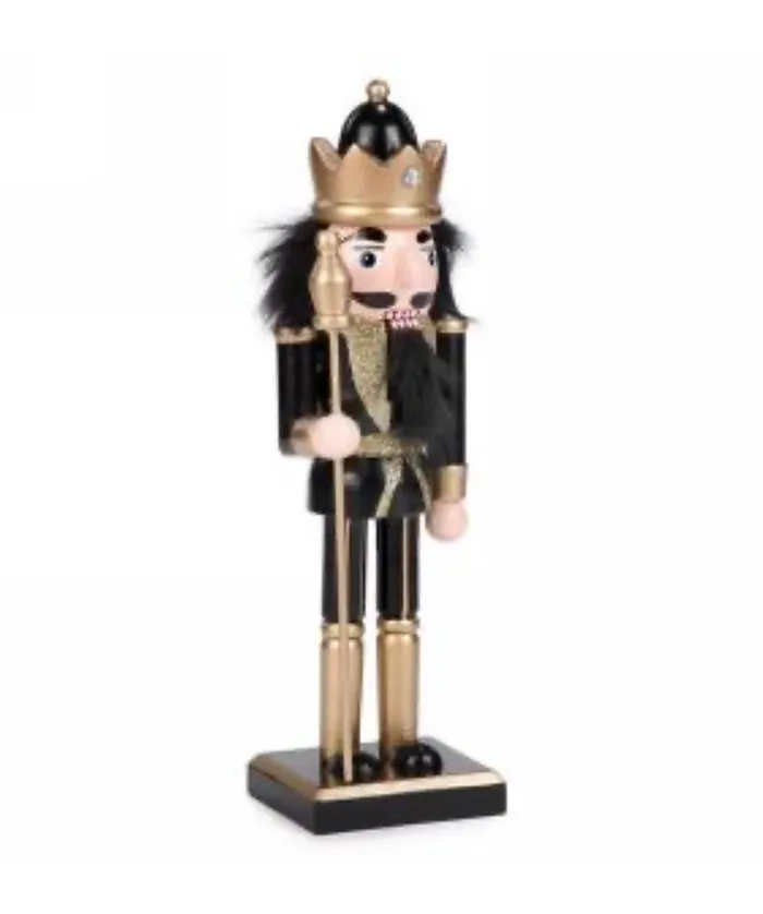 Attitudes Import Black Gold 10 Nutcracker Rings