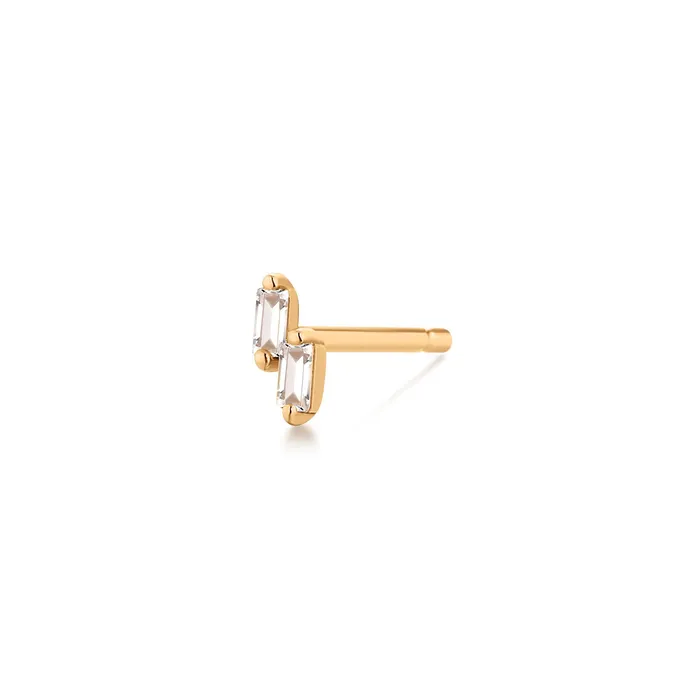 AURELIE GI Earrings DANA Single Topaz Stud