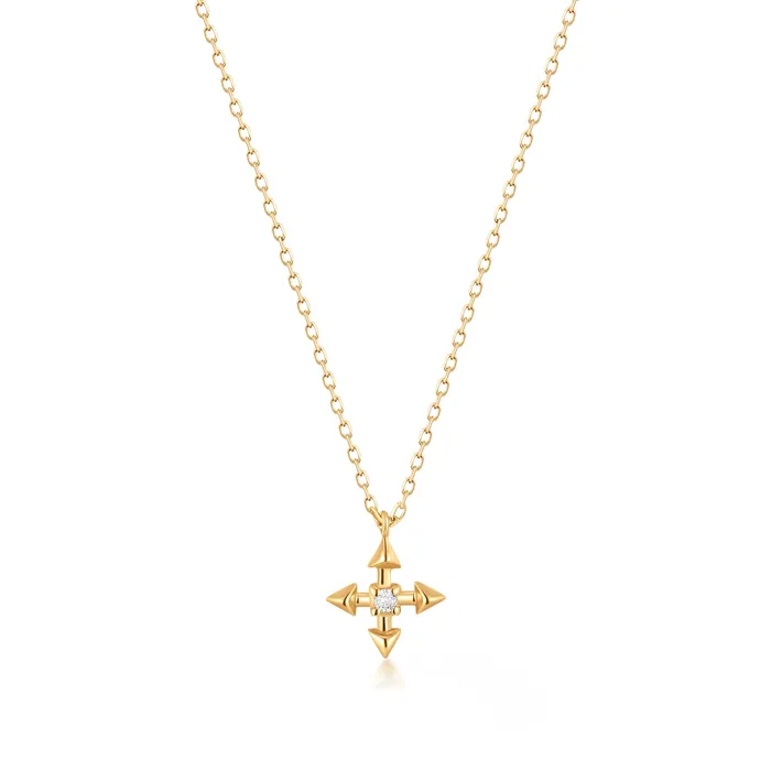 AURELIE GI LIESE Diamond Compass Necklace Necklaces