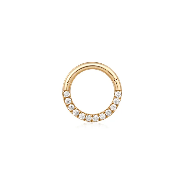 AURELIE GI ZADIE Lab Grown Diamond Clicker Earrings