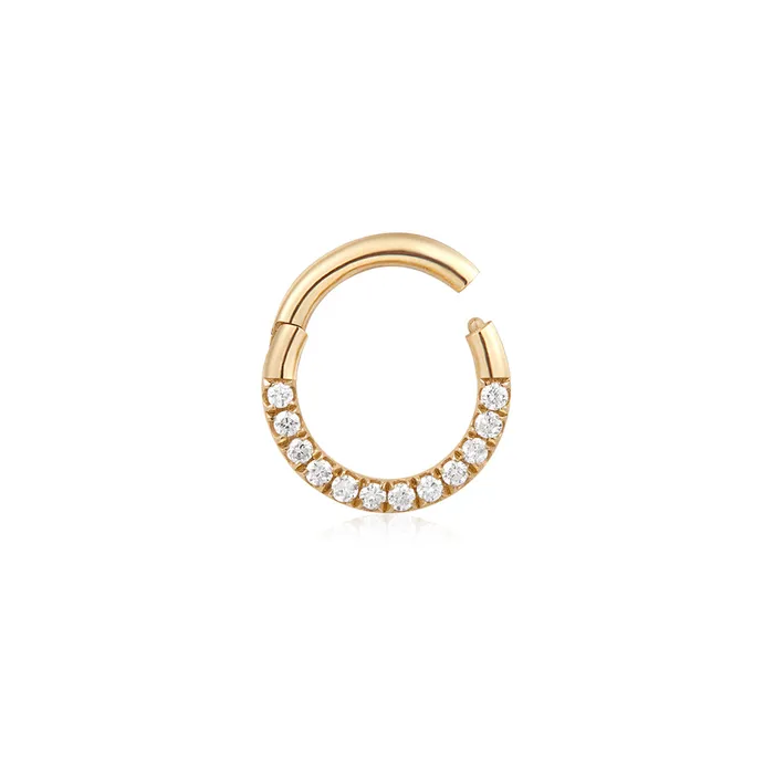 AURELIE GI ZADIE Lab Grown Diamond Clicker Earrings