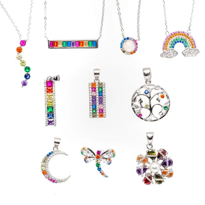 BATH0030PRIDEBOMB Necklaces Pendant Bomb Pride 925 Sterling Silver Rhodium Coated 50 Styles BATH0030PRIDEBOMB Necklaces Pendant Bomb Pride 925 Sterling Silver Rhodium Coated 50 Styles