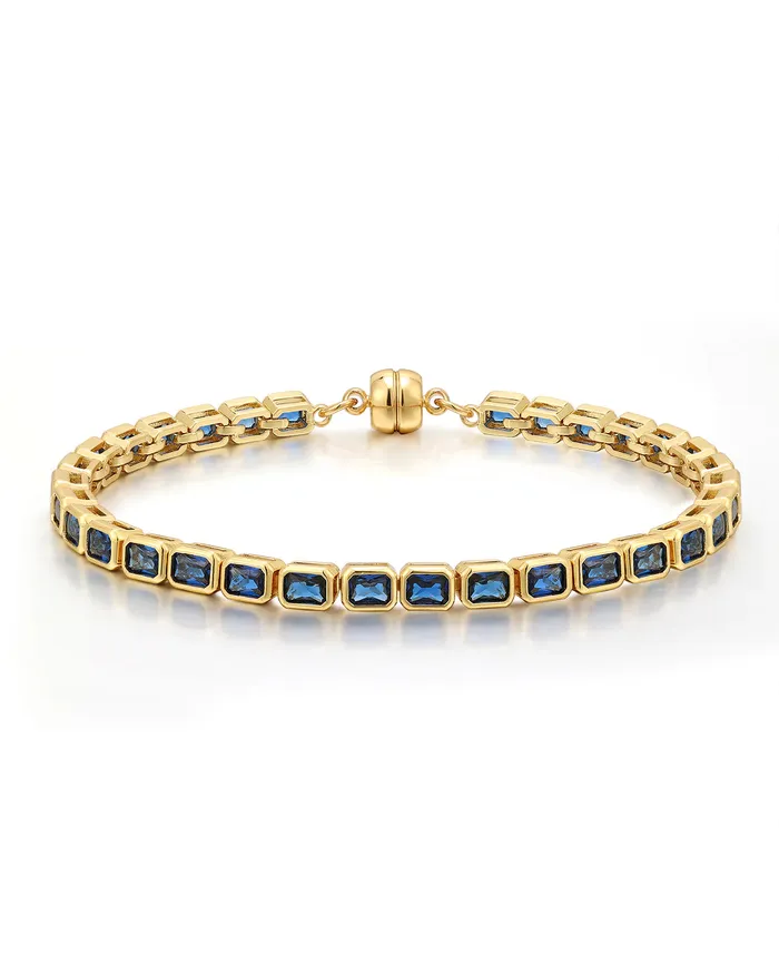 BEZEL EMERALD BALLIER BRACELET LUV AJ Bracelets