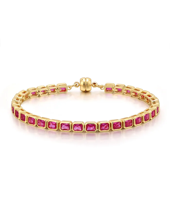 BEZEL EMERALD BALLIER BRACELET LUV AJ Bracelets BEZEL EMERALD BALLIER BRACELET LUV AJ Bracelets