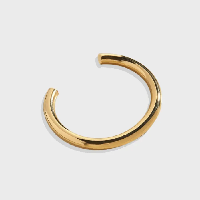 Biella Vintage Earrings Chunky Gold Cuff