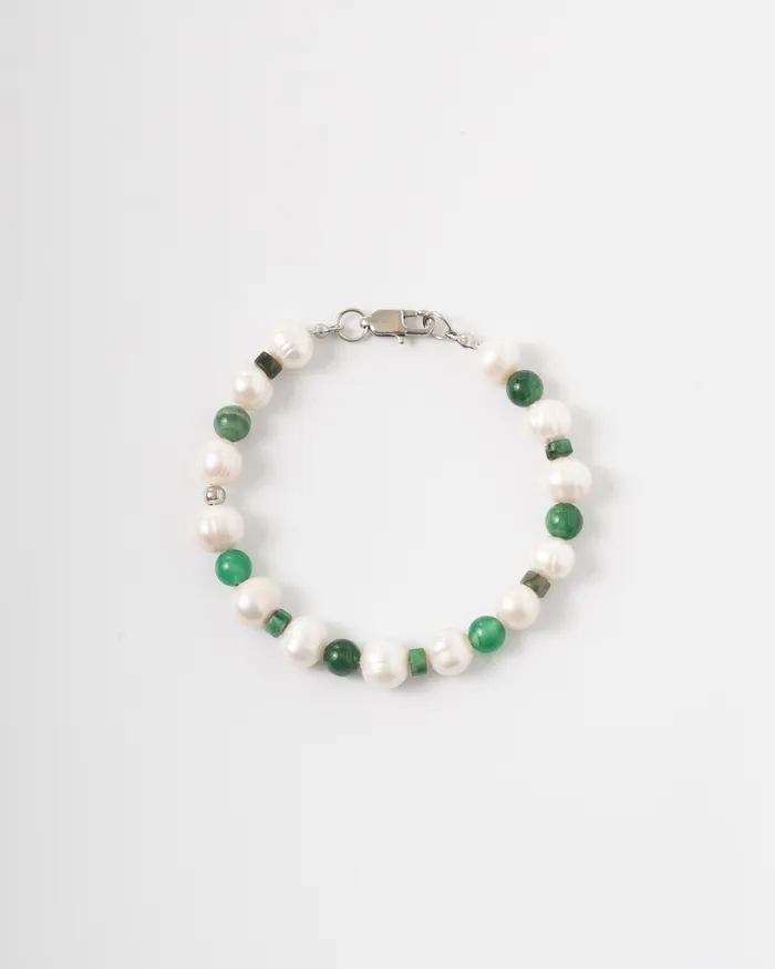 Bracelets CUN Fili Grand Chalcedony Beaded Pearl Bracelet