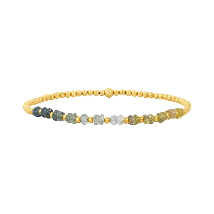 Bracelets Karen Lazar 2MM Signature Bracelet with Laguna Ombr Gold Pattern