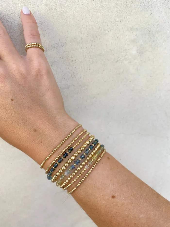 Bracelets Karen Lazar 2MM Signature Bracelet with Laguna Ombr Gold Pattern Bracelets Karen Lazar 2MM Signature Bracelet with Laguna Ombr Gold Pattern