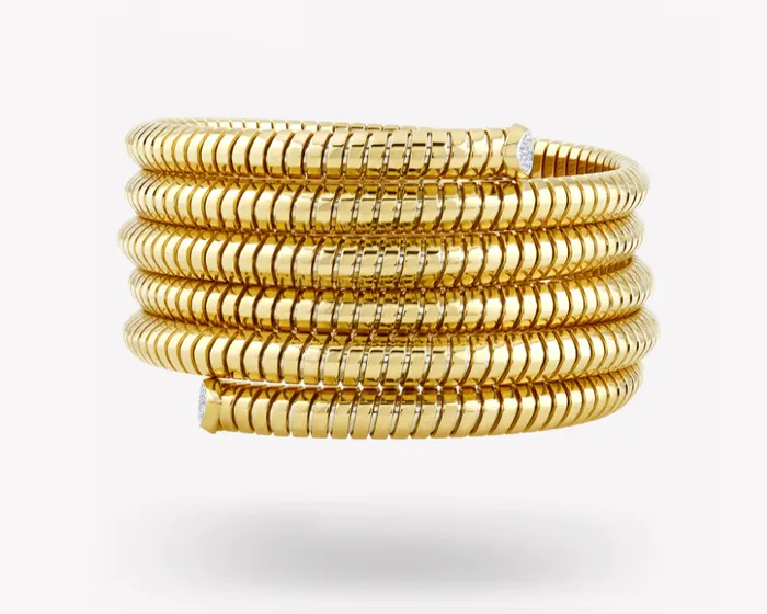 Bracelets Marina B Trisolina 5 Row Pav Diamond Bangle