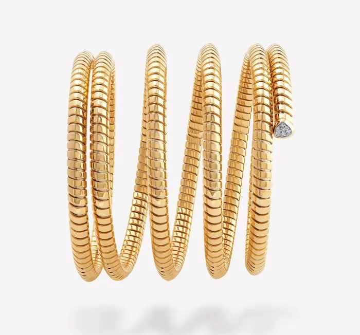 Bracelets Marina B Trisolina 5 Row Pav Diamond Bangle