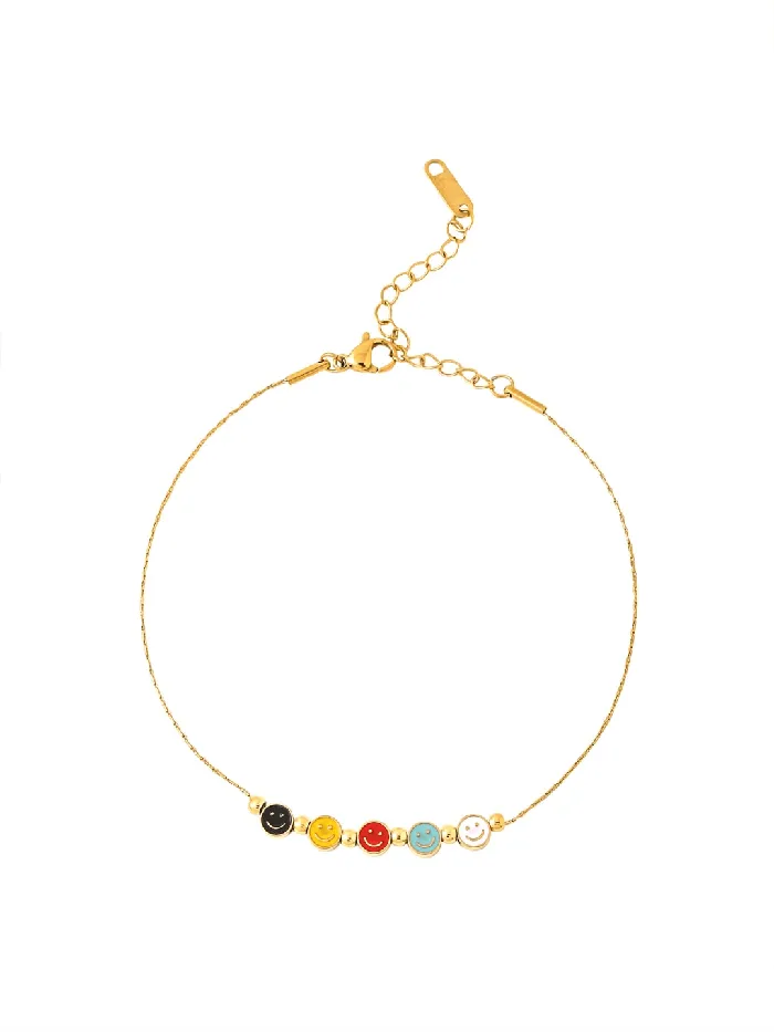 Bracelets Yellow Chimes Anklets for Women and Girls Fashion Golden Anklets for Women Gold Plated Smiley Face Anklets Payal for Women Birthday Gift For Girls Women Anniversary Gift for Wife Yellow Chimes Bracelets Yellow Chimes Anklets for Women and Girls Fashion Golden Anklets for Women Gold Plated Smiley Face Anklets Payal for Women Birthday Gift For Girls Women Anniversary Gift for Wife Yellow Chimes