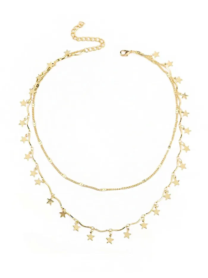 Bracelets Yellow Chimes Necklace for Women and Girls Layered Necklace for Women Gold Toned Star Charm Multilayer Chain Necklace For women Birthday Gift for girls and women Anniversary Gift for Wife Yellow Chimes Bracelets Yellow Chimes Necklace for Women and Girls Layered Necklace for Women Gold Toned Star Charm Multilayer Chain Necklace For women Birthday Gift for girls and women Anniversary Gift for Wife Yellow Chimes