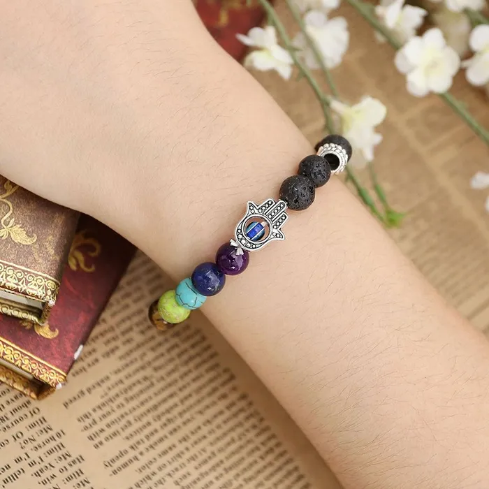 Bracelets Yellow Chimes Yellow Chimes Beads Bracelet for Men 2 Pcs Combo Reiki Meditation Healing Charm Beaded Buddha Bracelets for Women and Men