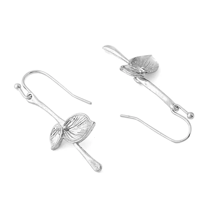 Bracelets Yellow Chimes Yellow Chimes Earrings For Women Silver Plated Leaf Designed Drop Earring For Women and Girls