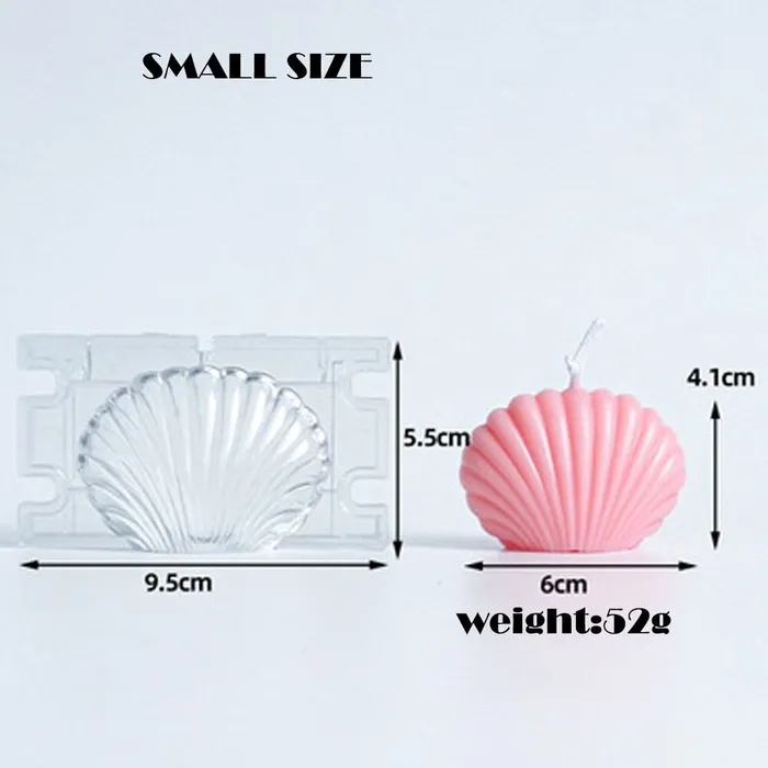 Candle Wax Shell Mold Candle Earrings