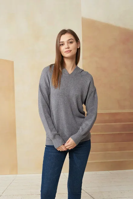 Candlewick Gift Shop Earrings Grey Hoodie Sweater One Size