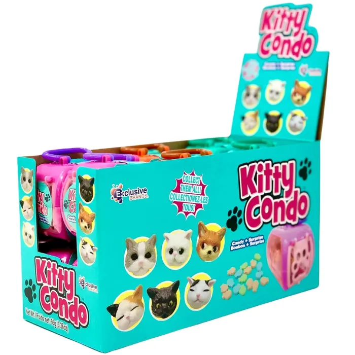 Candlewick Gift Shop Earrings Kitty Condo Candy Surprise