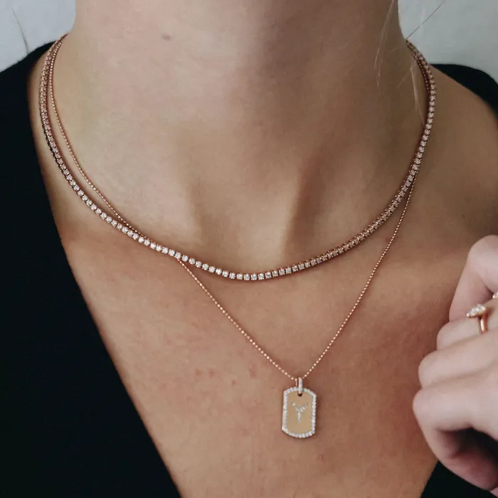 Carbon Hyde 525ct Tennis Necklace Necklaces Carbon Hyde 525ct Tennis Necklace Necklaces