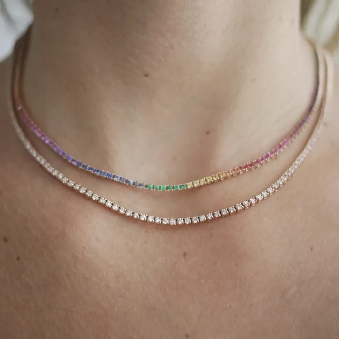 Carbon Hyde 525ct Tennis Necklace Necklaces Carbon Hyde 525ct Tennis Necklace Necklaces