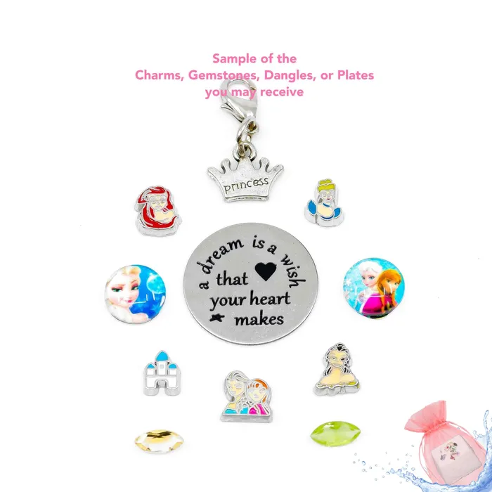 Charm Drop Princesses BATH0004PRINCESS Charm Necklaces