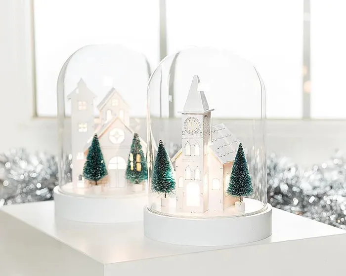 Church Tree Cloche wLED 7 H Abbott Necklaces Church Tree Cloche wLED 7 H Abbott Necklaces