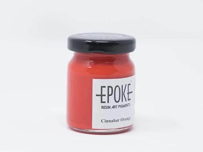 Cinnabar Orange Opaque Epoke Art Pigment 75g Epoke Earrings