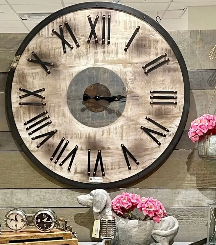 Distressed Clock Pick Up Only Nach Earrings
