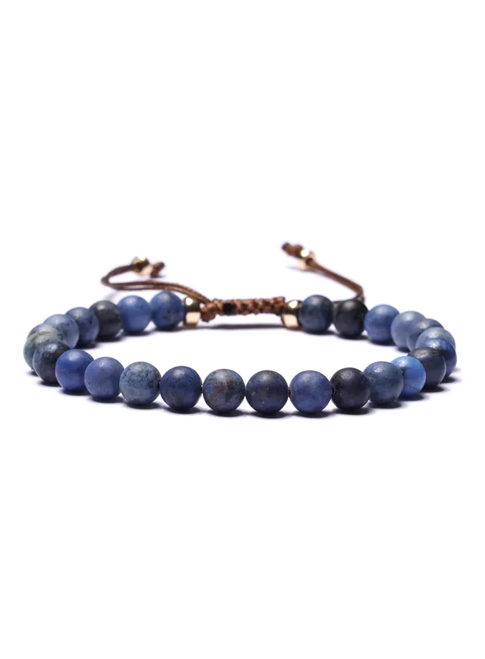 Dumortierite adjustable bead bracelet for Men WE ARE ALL SMITH Mens Jewelry Clothing Bracelets Dumortierite adjustable bead bracelet for Men WE ARE ALL SMITH Mens Jewelry Clothing Bracelets