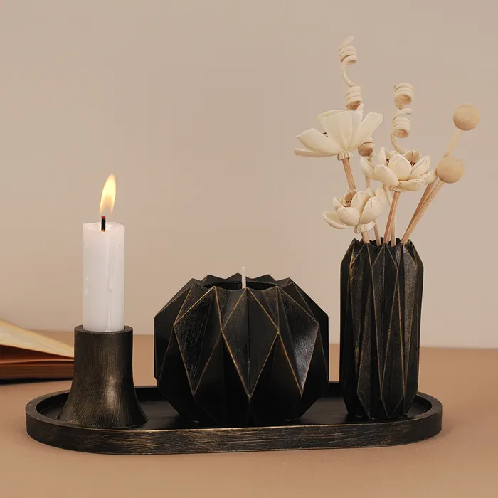 Earrings 4pc Geometric Silicone Mold Set for Jesmonite Art RESIN ART HUB