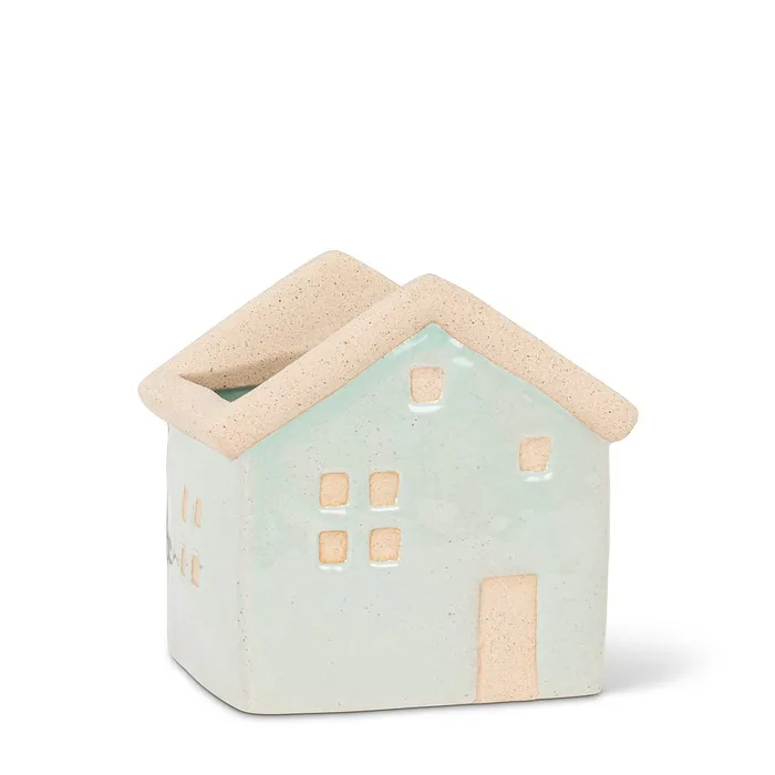 Earrings Abbott Small House Planter Aqua 375 L