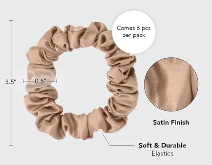 Earrings Candlewick Gift Shop Satin Hair Scrunchies Earrings Candlewick Gift Shop Satin Hair Scrunchies