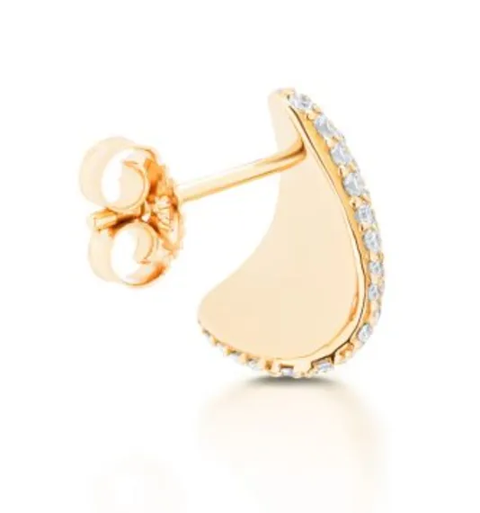 Earrings Carbon Hyde Diamond Earring Cup