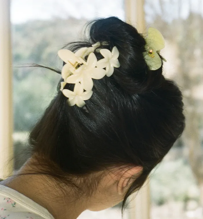 Earrings emi jay MISS SUPER BLOOM CLIP IN JELLY LEMON