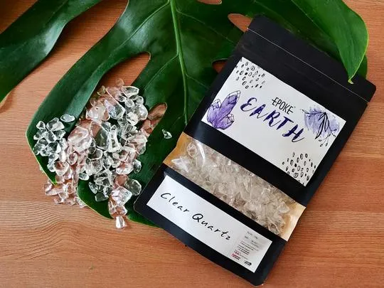 Earrings Epoke EPOKE EARTH Clear Quartz Crystals 250g