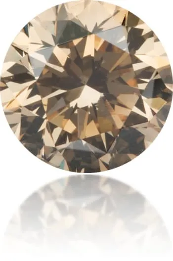 Earrings Langerman Diamonds Natural Brown Diamond Round 152 ct Polished