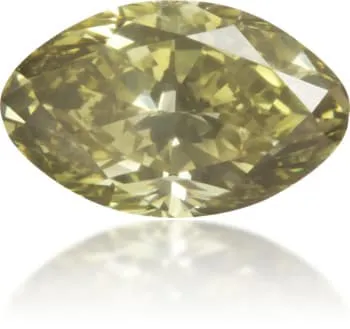 Earrings Langerman Diamonds Natural Green Diamond Oval 087 ct Polished