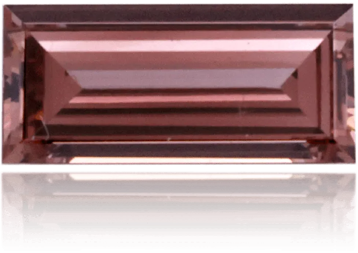 Earrings Langerman Diamonds Natural Pink Diamond Baguette 029 ct Polished