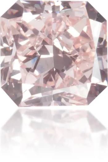 Earrings Langerman Diamonds Natural Pink Diamond Square 061 ct Polished