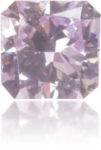 Earrings Langerman Diamonds Natural Purple Diamond Square 012 ct Polished