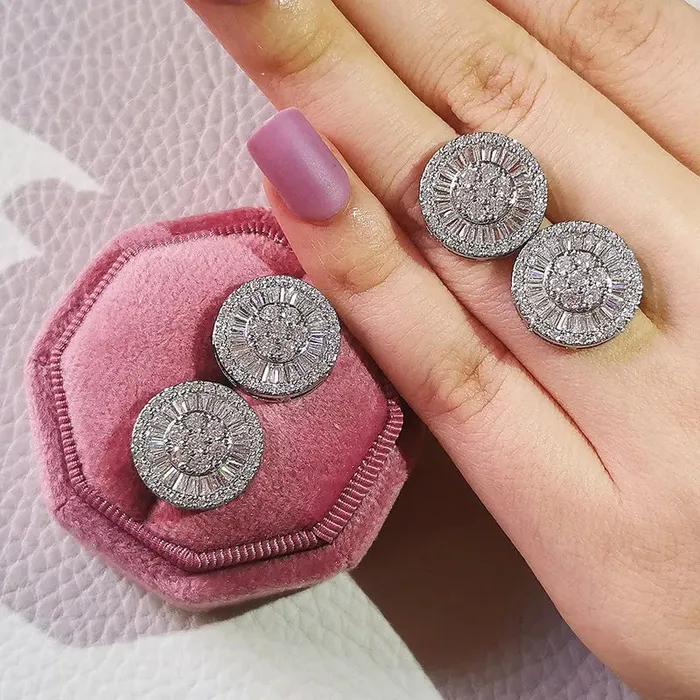 Earrings moonso CZ Stud Earrings