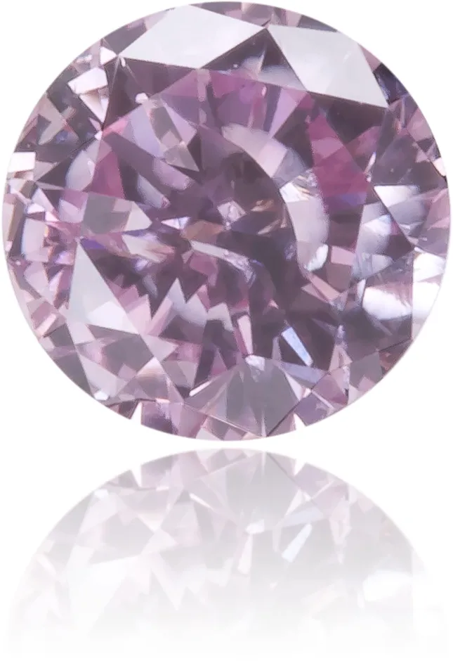 Earrings Natural Pink Diamond Round 019 ct Polished Langerman Diamonds