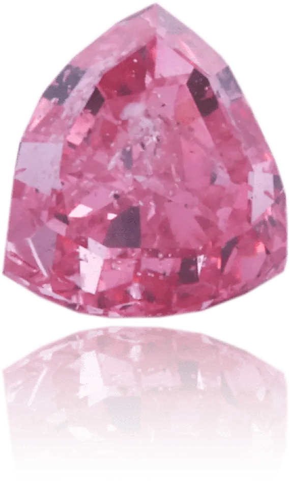 Earrings Natural Pink Diamond Triangle 076 ct Polished Langerman Diamonds Earrings Natural Pink Diamond Triangle 076 ct Polished Langerman Diamonds
