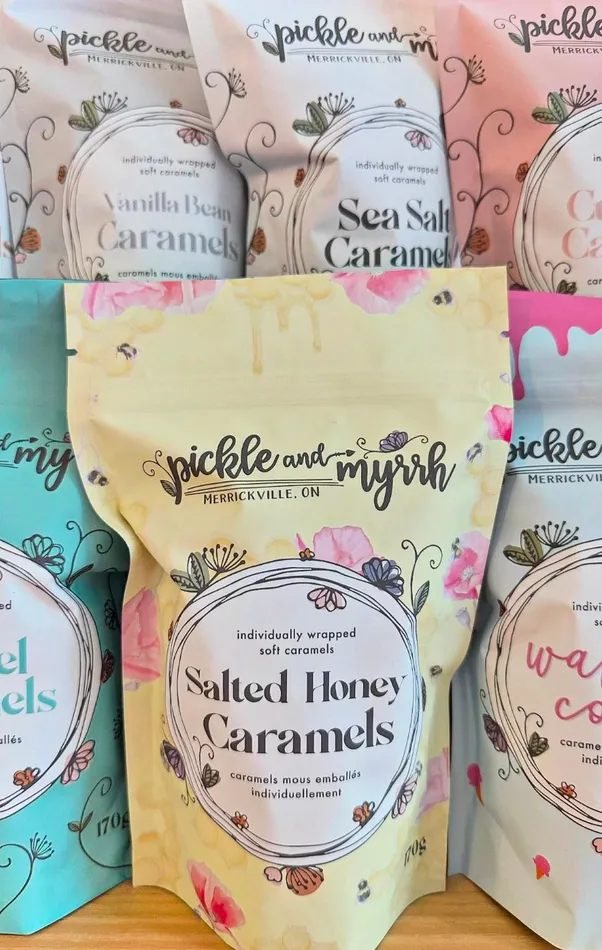 Earrings Pickle Myrrh Salted Honey Caramels Limited Edition