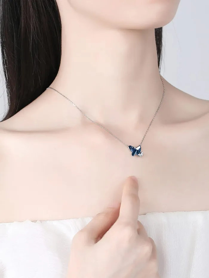Earrings Raajsi by Yellow Chimes 925 Sterling Silver Necklace for Women and Girls Pure Silver Pendant Chain Birthday Gift for Girls Women With Certificate of Authenticity and 925 Stamp Raajsi by Yellow Chimes