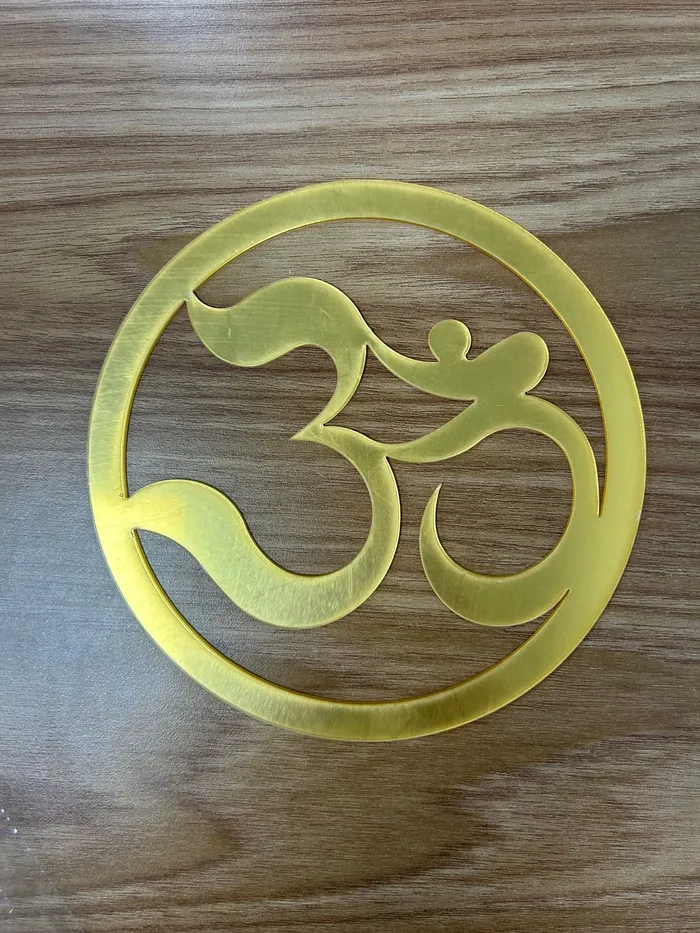 Earrings Resin Art Hub OM Acrylic Cutting 15cm Dia